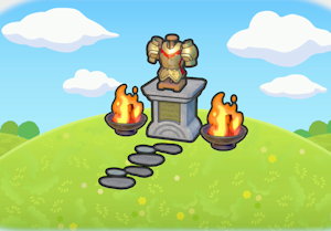 Auspicious knight's shrine